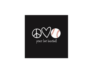 PEACE LOVE BASEBALL logo