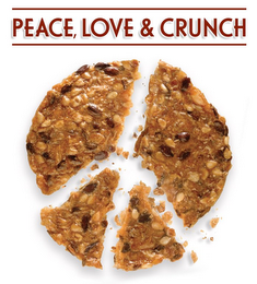 PEACE, LOVE & CRUNCH logo