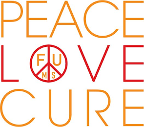 PEACE LOVE CURE FUMS logo