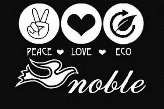 PEACE LOVE ECO NOBLE logo