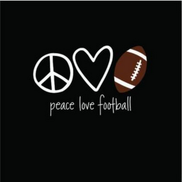 PEACE LOVE FOOTBALL logo
