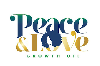 PEACE & LOVE GROWTH OIL logo