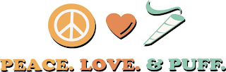 PEACE. LOVE. & PUFF. logo