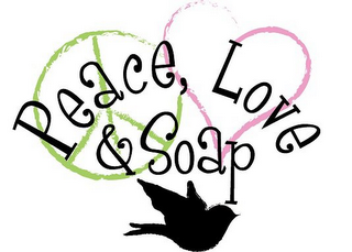 PEACE, LOVE & SOAP logo