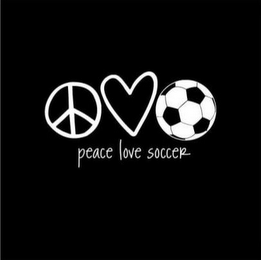 PEACE LOVE SOCCER logo