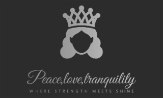 PEACE, LOVE, TRANQUILITY WHERE STRENGTH MEETS SHINE logo