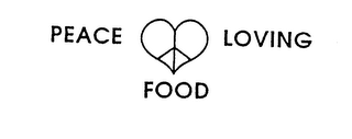 PEACE LOVING FOOD logo