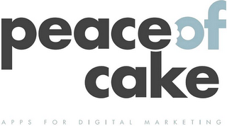 PEACE OF CAKE APPS FOR DIGITAL MARKETING logo