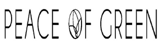 PEACE OF GREEN logo