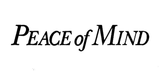 PEACE OF MIND logo