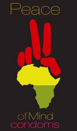 PEACE OF MIND CONDOMS logo