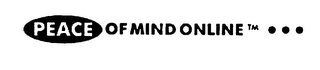 PEACE OF MIND ONLINE... logo