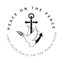 PEACE ON THE PEACE FIND YOUR PEACE ON THE PEACE RIVER logo