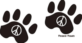 PEACE PAWS logo