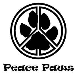 PEACE PAWS logo