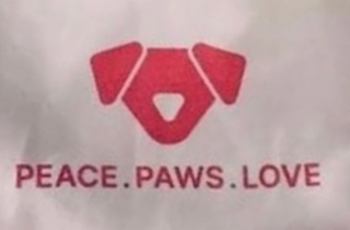 PEACE. PAWS. LOVE. logo