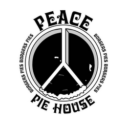 PEACE PIE HOUSE BURGERS PIES logo