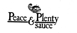 PEACE & PLENTY SAUCE logo