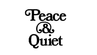 PEACE & QUIET logo