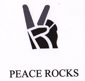 PEACE ROCKS logo