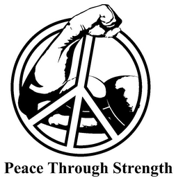 PEACE THROUGH STRENGTH logo