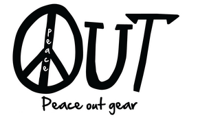 PEACE UT PEACE OUT GEAR logo