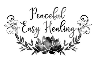 PEACEFUL EASY HEALING logo