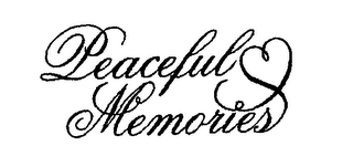 PEACEFUL MEMORIES logo