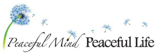 PEACEFUL MIND PEACEFUL LIFE logo