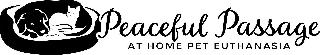 PEACEFUL PASSAGE AT HOME PET EUTHANASIA logo