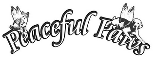 PEACEFUL PAWS logo