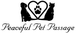 PEACEFUL PET PASSAGE logo