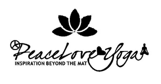 PEACELOVEYOGA INSPIRATION BEYOND THE MAT logo