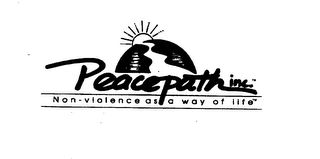 PEACEPATH INC. NON-VIOLENCE AS A WAY OF LIFE logo