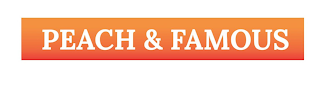 PEACH AND FAMOUS logo