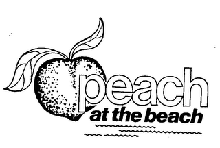 PEACH AT THE BEACH logo