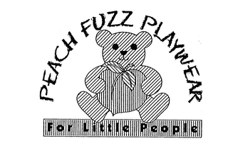 PEACH FUZZ PLAYWEAR FOR LITTLE PEOPLE logo