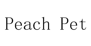 PEACH PET logo