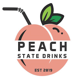 PEACH STATE DRINKS EST 2019 logo