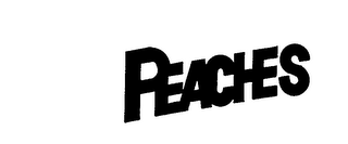 PEACHES logo