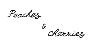 PEACHES & CHERRIES logo
