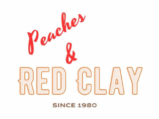 PEACHES & RED CLAY SINCE 1980 logo