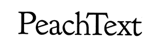 PEACHTEXT logo