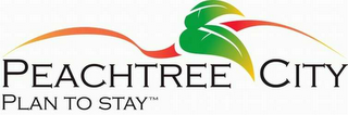 PEACHTREE CITY PLAN TO STAY logo