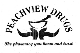 PEACHVIEW DRUGS THE PHARMACY YOU KNOW AND TRUST logo