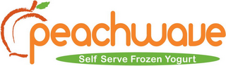 PEACHWAVE SELF SERVE FROZEN YOGURT logo