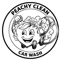 PEACHY CLEAN CAR WASH logo