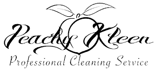 PEACHY KLEEN PROFESSIONAL CLEANING SERVICE logo