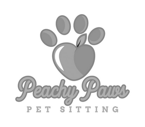 PEACHY PAWS PET SITTING logo