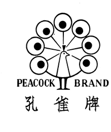PEACOCK BRAND logo